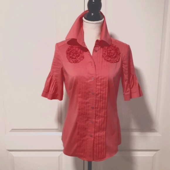 Hot pink blouse - Picture 2 of 6